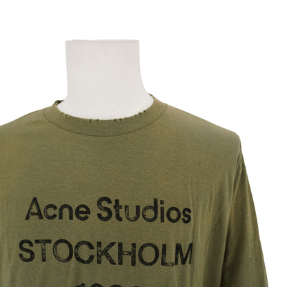 Playera Acne Studios 1996 Logo Tee Green