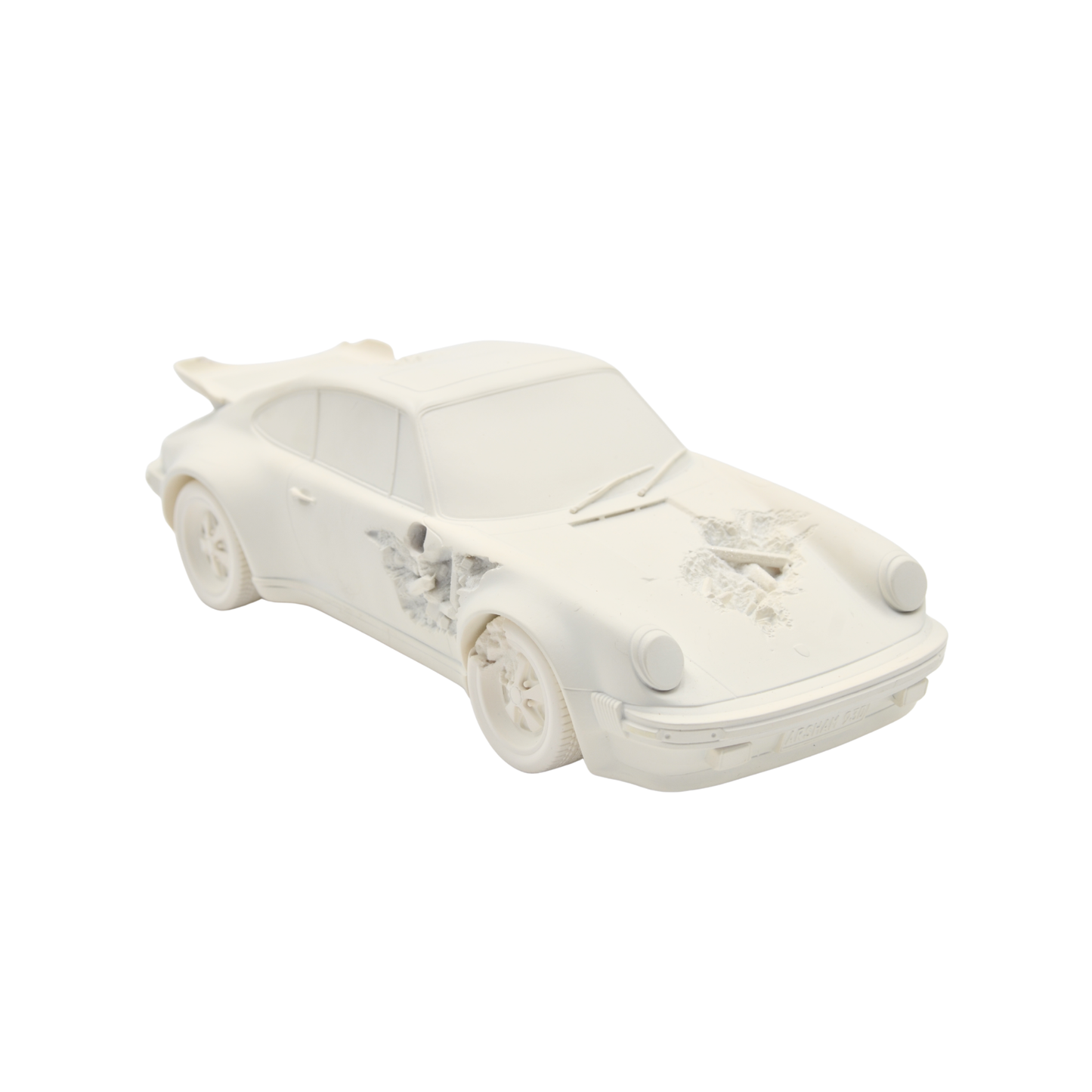 Carro Eroded Delorean Blanco Daniel Arsham Original