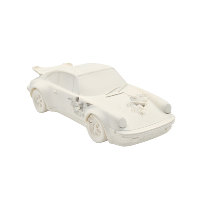 Carro Eroded Delorean Blanco Daniel Arsham Original