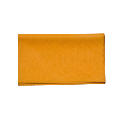Porta Pasaporte Hermes Amarillo