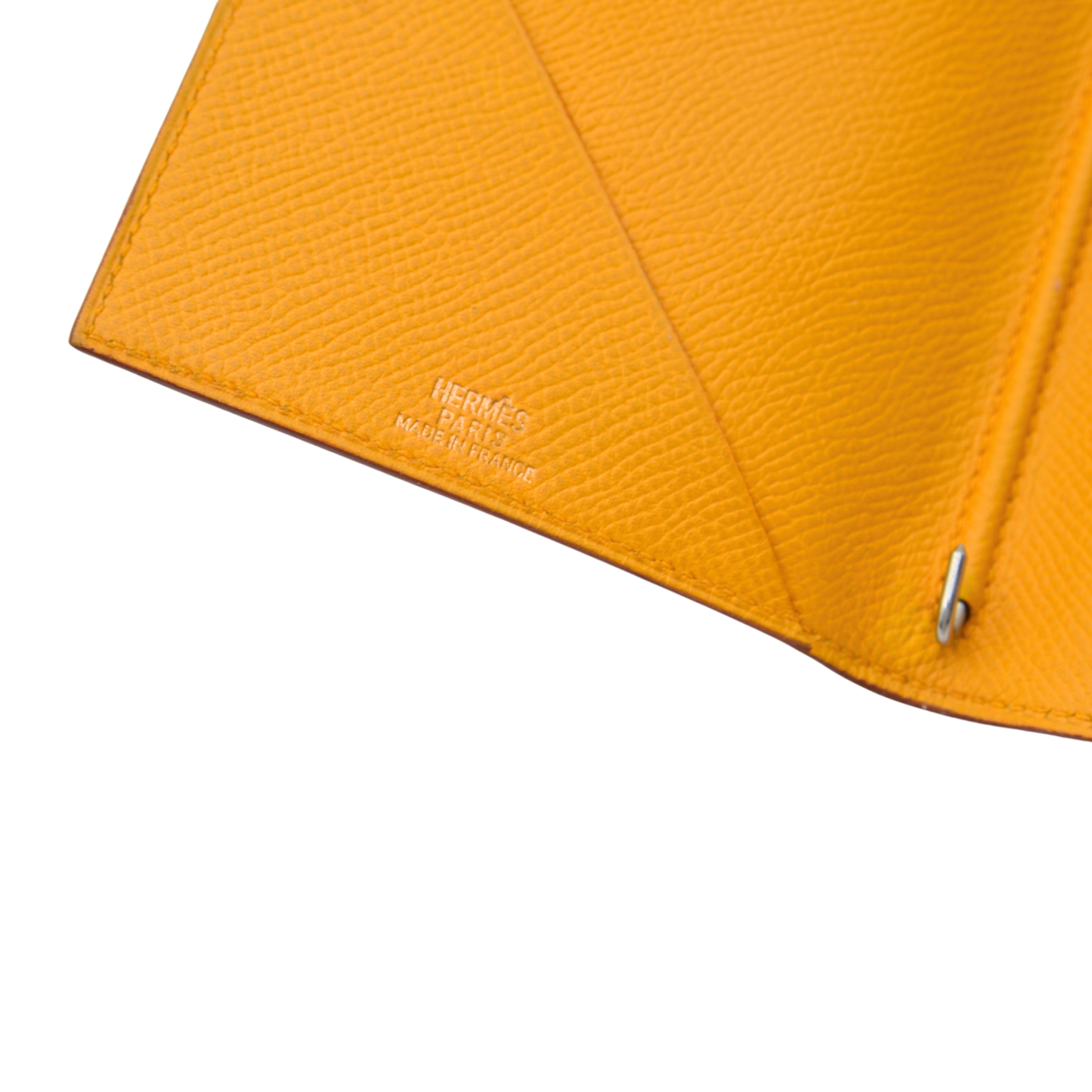 Porta Pasaporte Hermes Amarillo