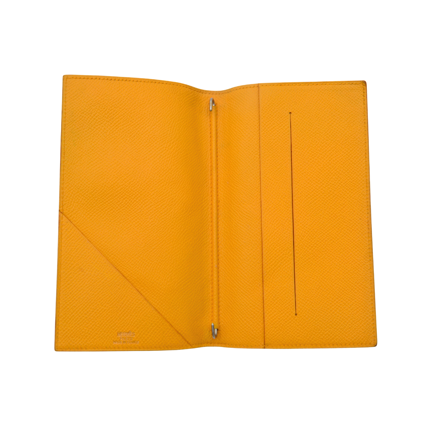 Porta Pasaporte Hermes Amarillo