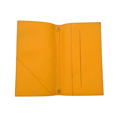 Porta Pasaporte Hermes Amarillo