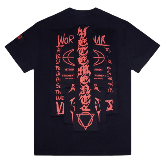 Camiseta J’Adore Hardcore Vetements AW21