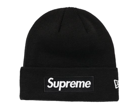 Supreme New Era Box Logo Beanie Original Negro