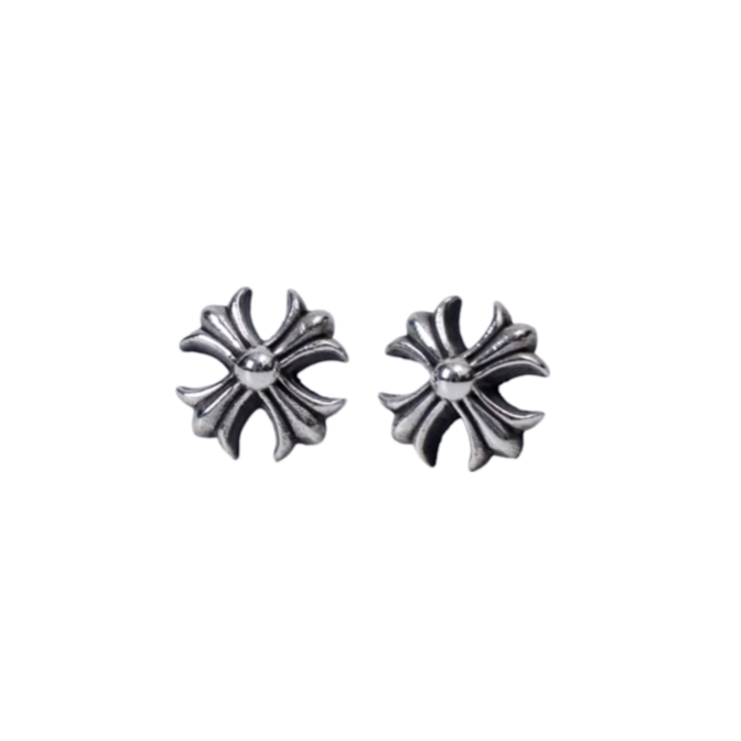 Aretes Chrome Hearts Flower Cross