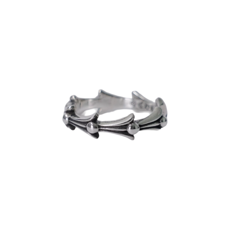 Anillo Chrome Crosstail Ring