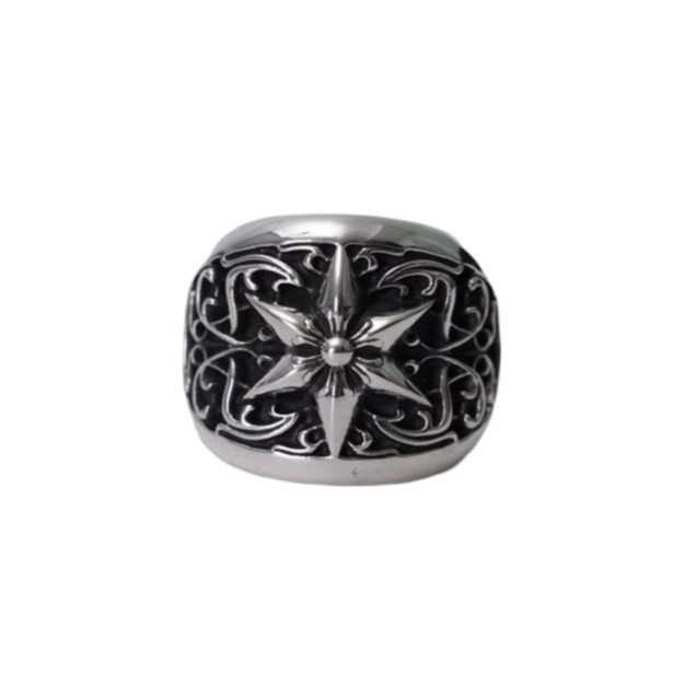 Anillo Chrome Hearts Classic Oval Star