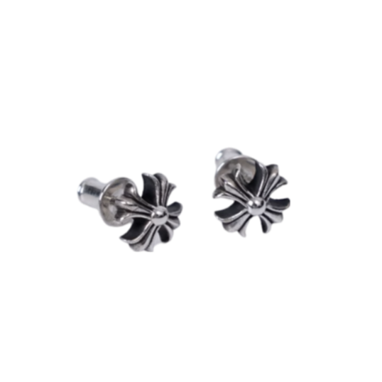 Aretes Chrome Hearts Flower Cross