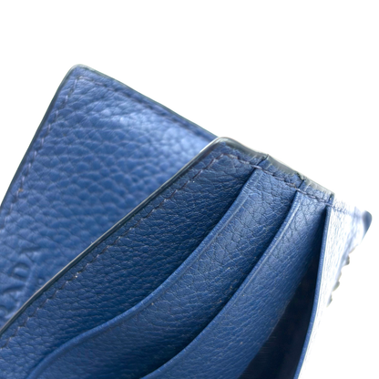 Tarjetero Prada Azul Marino