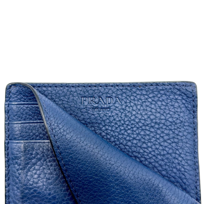 Tarjetero Prada Azul Marino