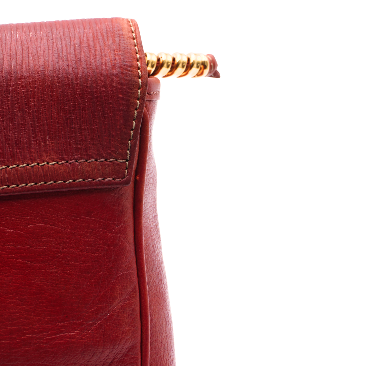 Clutch Loewe Vintage Embossed Red