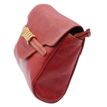 Clutch Loewe Vintage Embossed Red