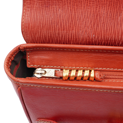 Clutch Loewe Vintage Embossed Red
