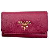 Tarjetero Prada Saffiano Fucsia