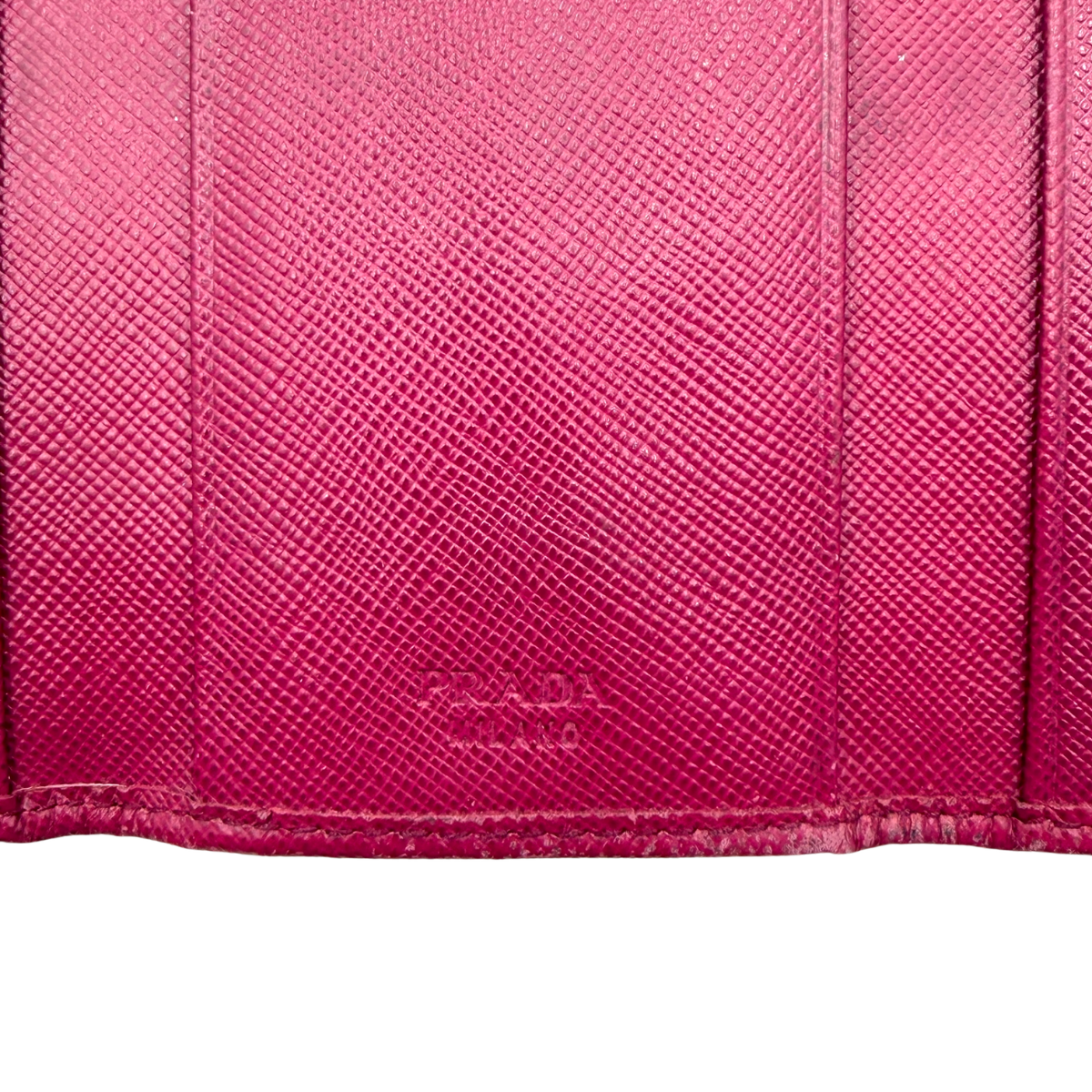 Tarjetero Prada Saffiano Fucsia