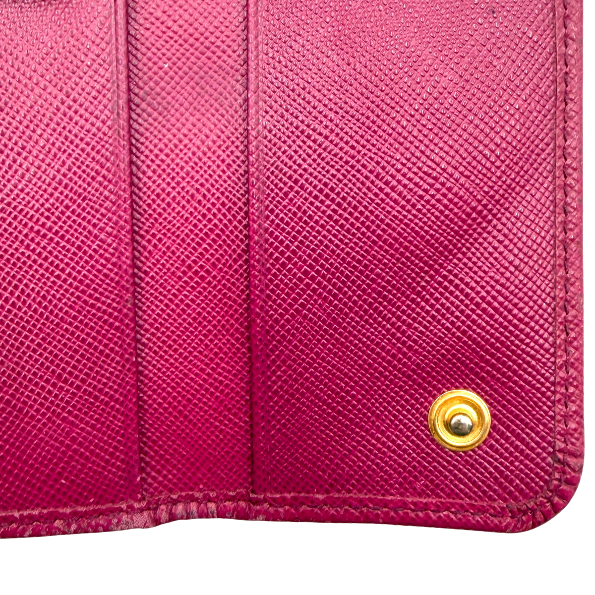 Tarjetero Prada Saffiano Fucsia
