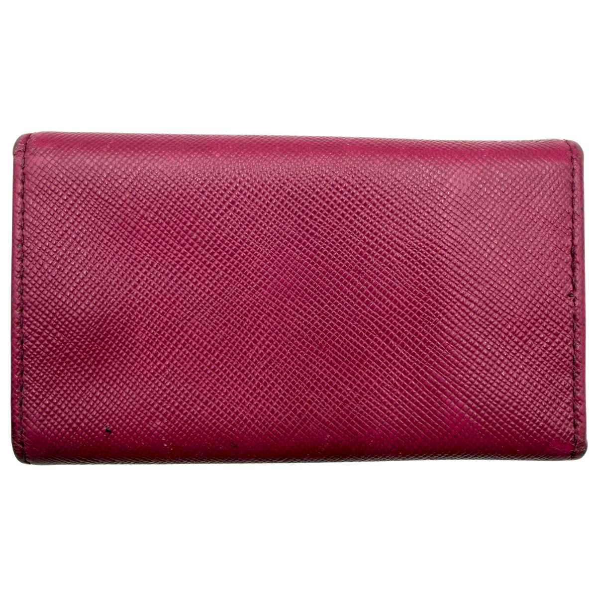 Tarjetero Prada Saffiano Fucsia