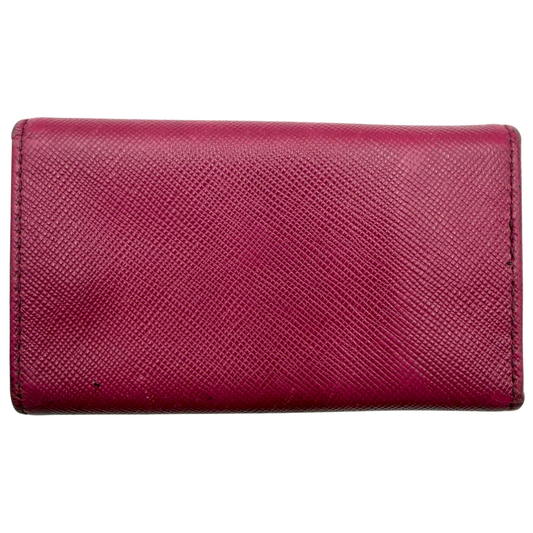 Tarjetero Prada Saffiano Fucsia