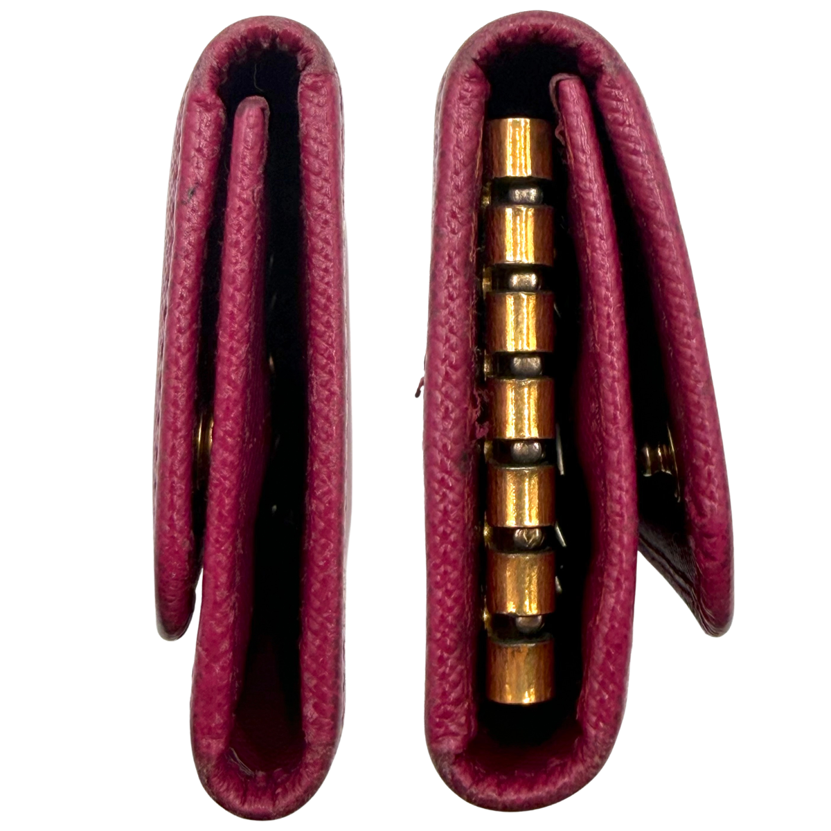 Tarjetero Prada Saffiano Fucsia