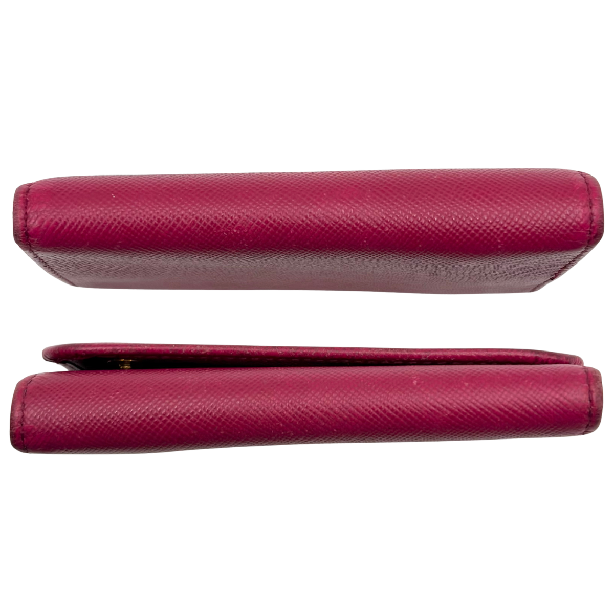 Tarjetero Prada Saffiano Fucsia