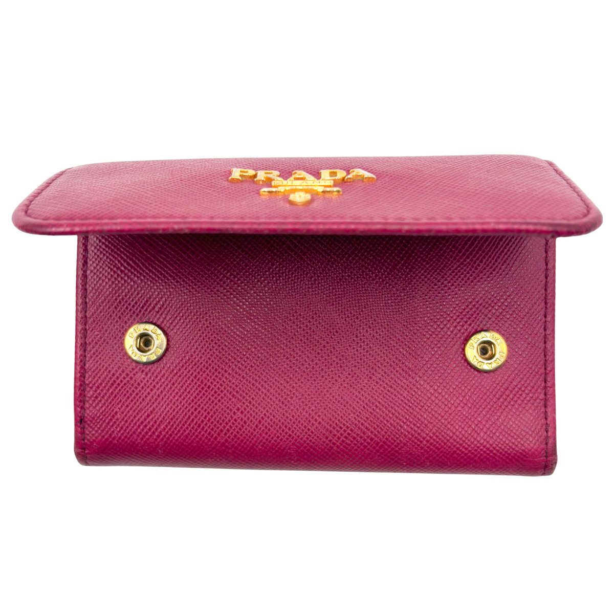 Tarjetero Prada Saffiano Fucsia