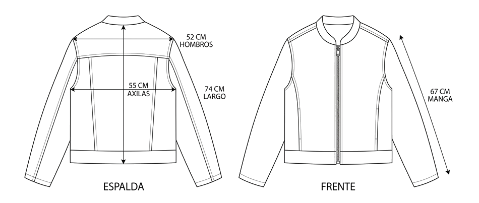 Guia chamarra-kapital-bone-denim