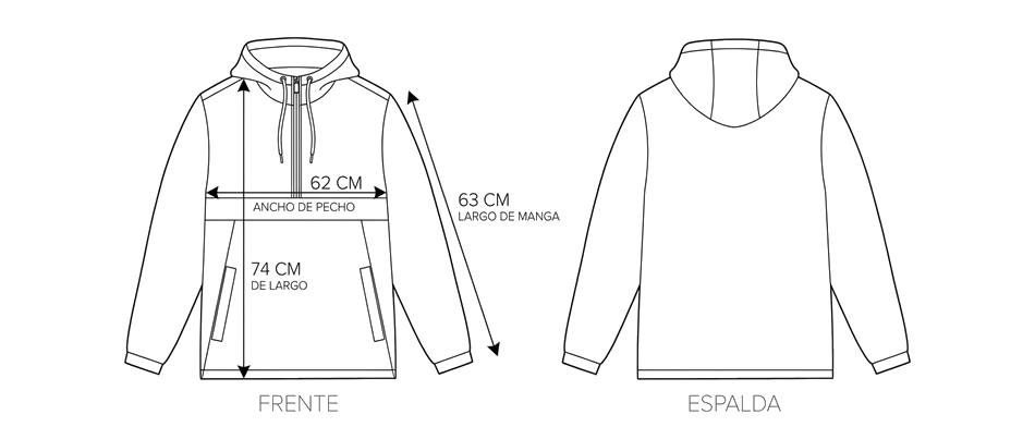 Guia chamarra-supreme-x-champion-half-zip