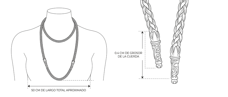 Guia collar-chrome-hearts-leather-necklace
