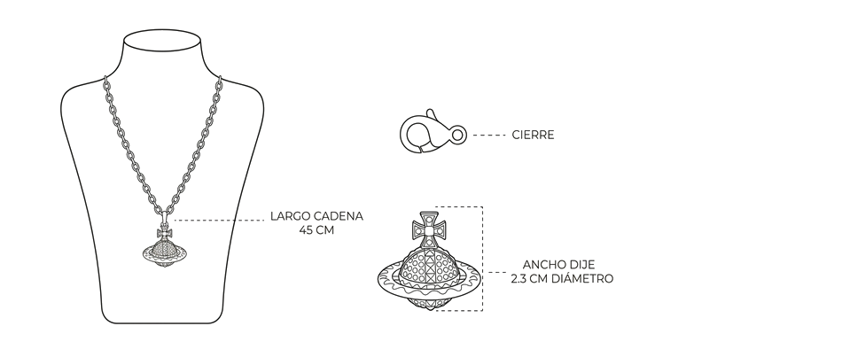 Guia collar-vivienne-westwood-black-oversized-mayfair-orb