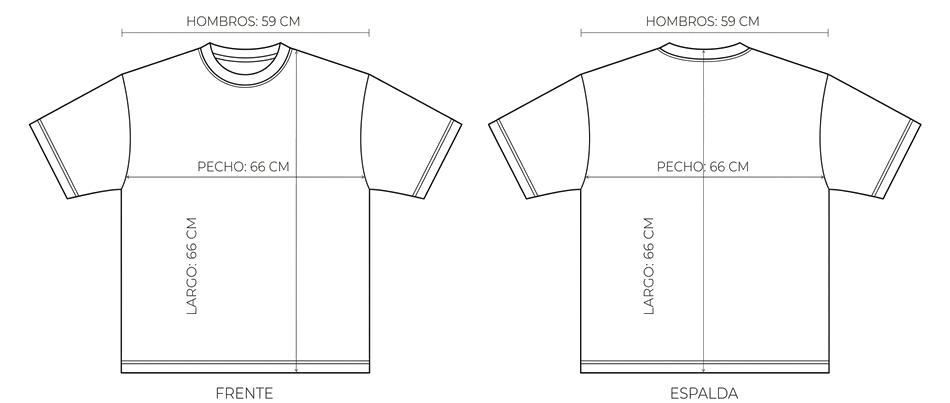 Guia playera-balenciaga-manga-corta