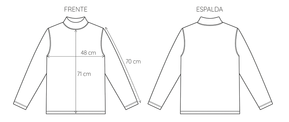 Guia playera-heron-preston-crane-high-neck