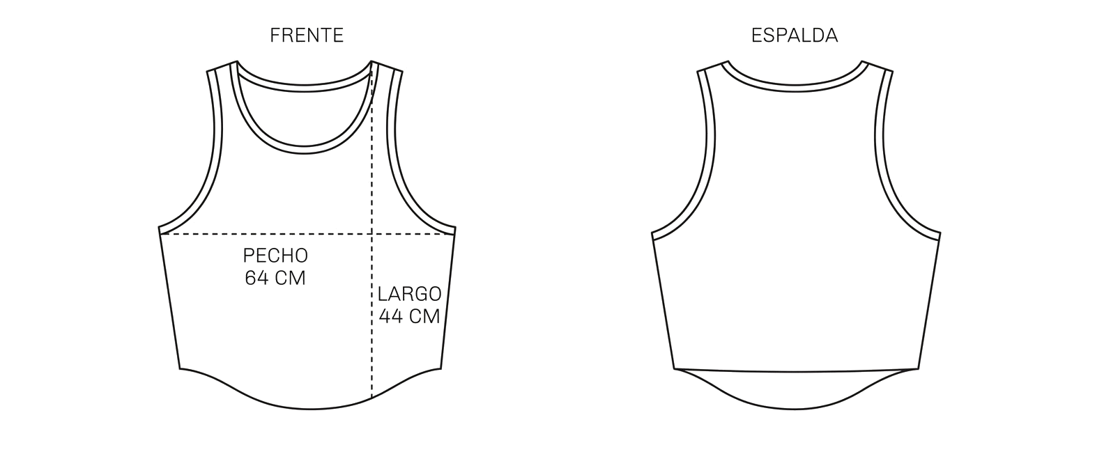 Guia subhuman-blusa-distorted-rib-tank-top