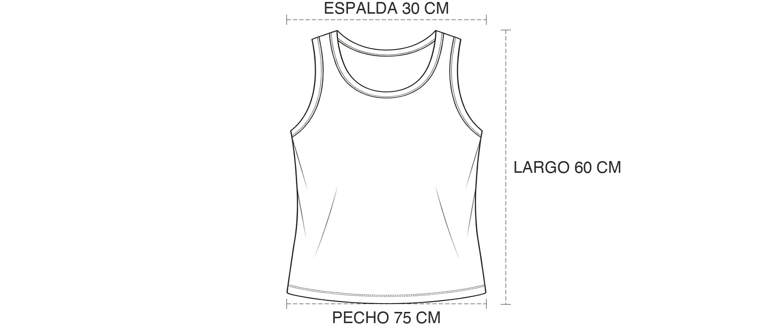 Guia tank-top-diesel-negro