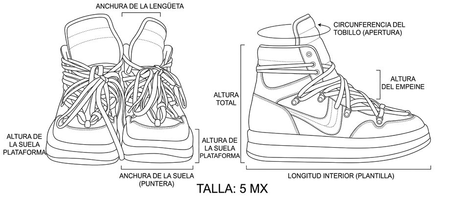 Guia tenis-jumbo-lace-padded-luxor-rick-owens-drkshdw