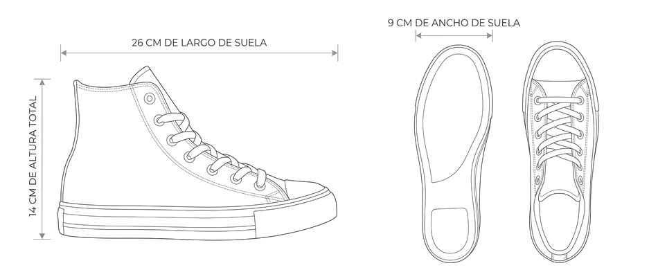 Guia zapatos-converse-high-top-canvas