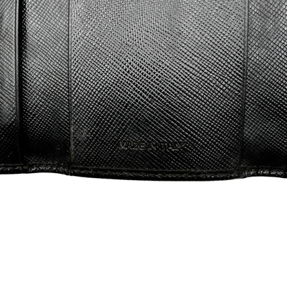 Tarjetero Prada Saffiano Negro Llavero