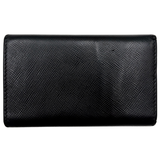 Tarjetero Prada Saffiano Negro Llavero