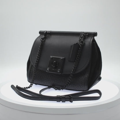 Bolsa Coach Page Shoulder Bag Mixed Leather