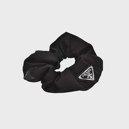 Scrunchie Prada Tessuto Negro