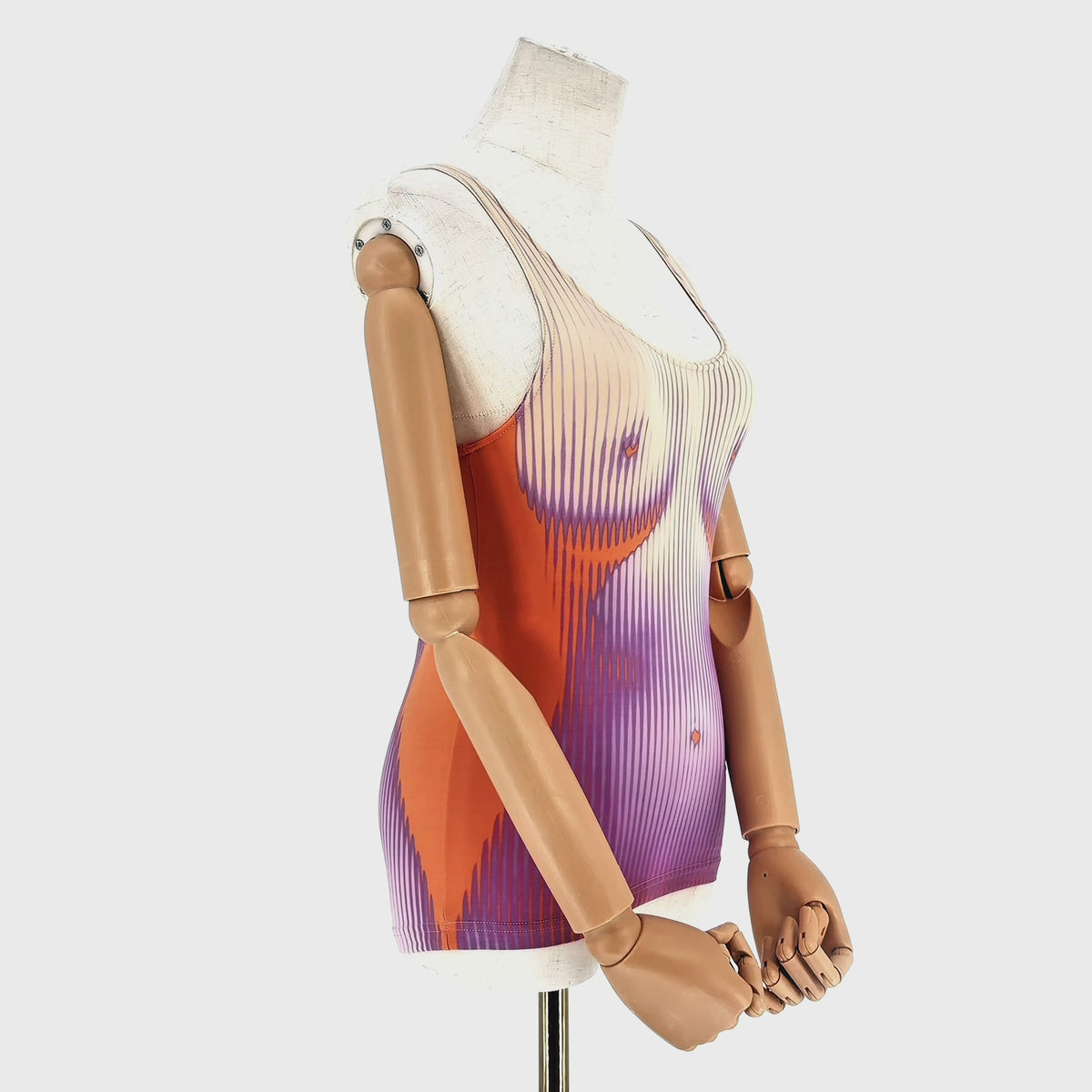 Blusa Jean Paul Gaultier x Y/Project Trompe-l'oeil