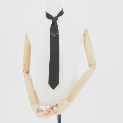 Corbata Prada Re-nylon Negra