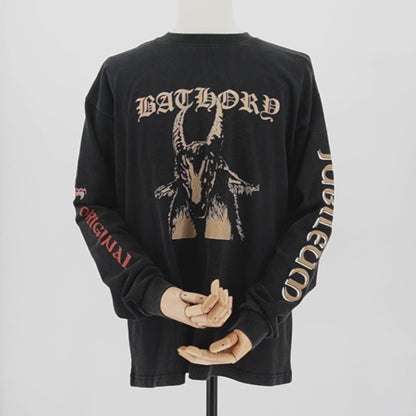 Playera Saint Michael Manga Larga Bathory Jubileum
