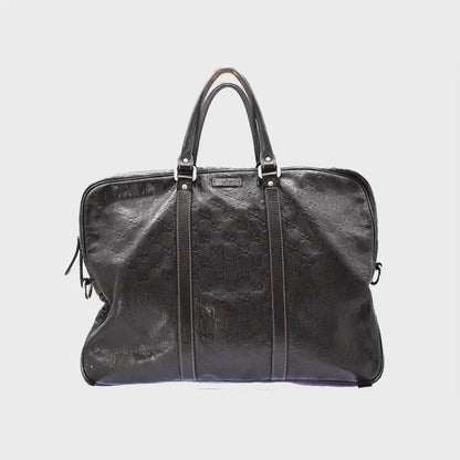 Bolsa Briefcase Gucci Leather