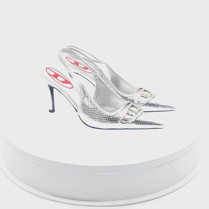 Tacones Diesel Stiletto Rhinestone Heels