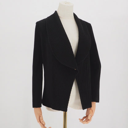 Blazer Issey Miyake Homme Plissé Pleated Black