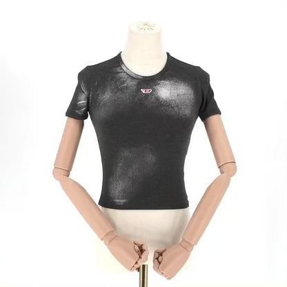 Playera Diesel Gray Silver