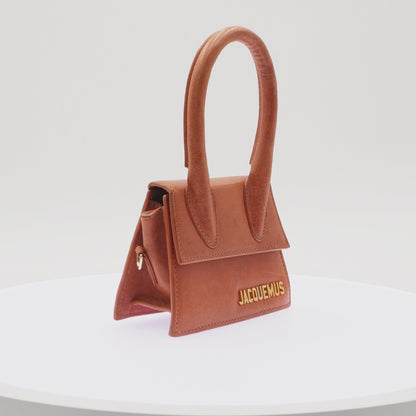 Jacquemus Bolsa Le Chiquito mini café
