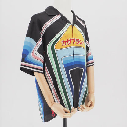 Casablanca Mountain Arch Silk Shirt
