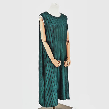 Vestido Issey Miyake Pleats Please Teal